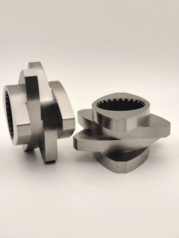 Wysokiej precyzji OEM Twin Screw Extruder Parts For Twin Screw Extrusion Machine Nieskończona wydajność
