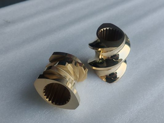 STS 50 Maszyna do wytłaczania dwuskrętowego plastikowego z beczką z systemem chłodzenia