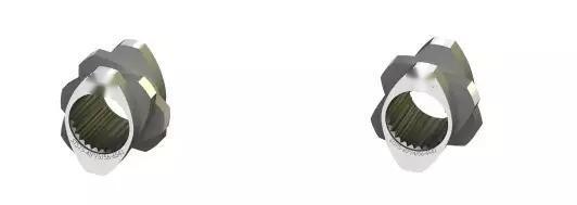 STS70 Części do wytłaczarki dwuślimakowej Śruby i cylindry do maszyn do tworzyw sztucznych