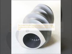 Elementy do wytłaczarki dwuślimakowej, modułowa konstrukcja, konfiguracja śrub, stal stopowa dla wydajności 50-2000 kg/h